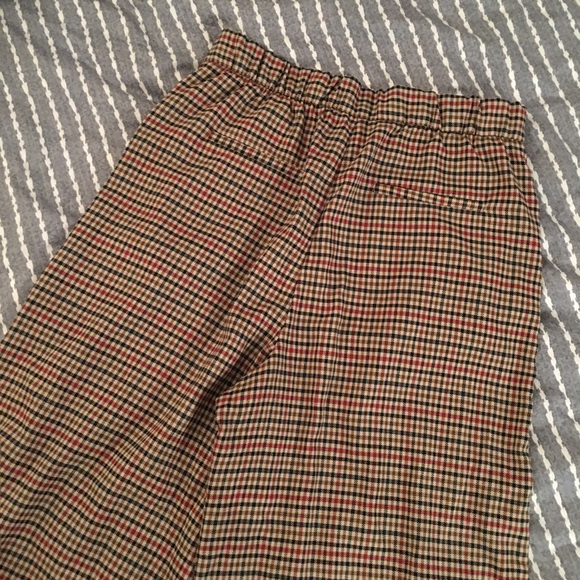 Long Plaid Pants Zara M - Picture 2 of 3